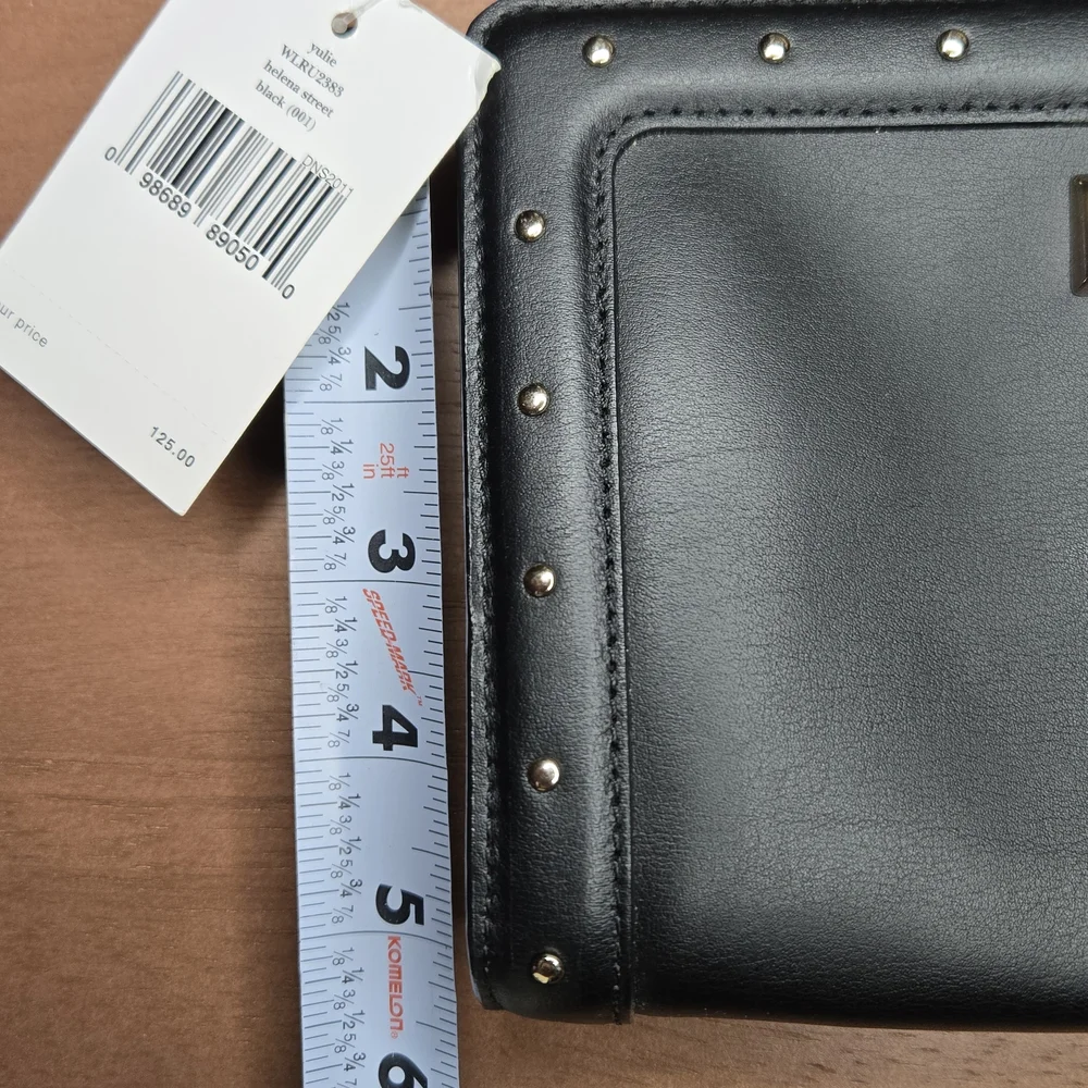 Kate Spade Yulie Helena Street Wristlet Black Studded WLRU2383 NWT